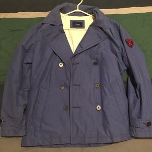 Facconable Blue Double breast Jacket ...